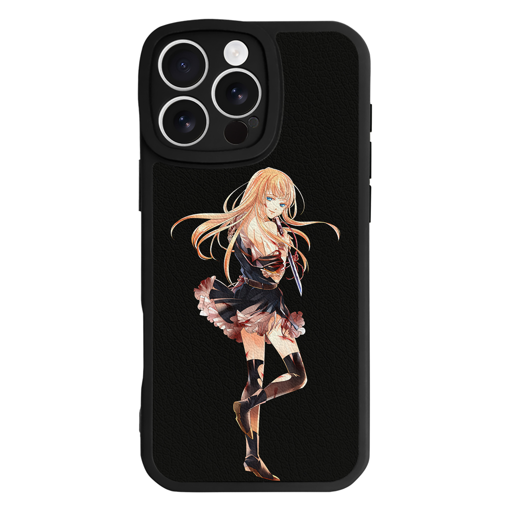 （画像用） 刀剣乱舞 Touken Ranbu 【iPhone 16シリーズ対応】シリコンスマホケース（レザー調） 材質：シリコン
